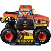 Monster Jam - El Toro Loco Monster Truck met Rookeffecten - RC Voertuig - Schaal 1:15