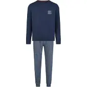 Phil&Co. Pyjama lang blauw denim