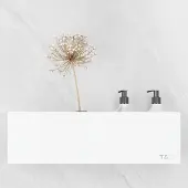 Nortiq T&B badkamerwandplank - T2 groot - mat wit