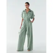 BWLDR Jumpsuit 'Ara' mintgroen