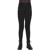 QHP Paardrijlegging Lize Full Grip Kids Zwart - 116