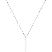 Cilla Jewels dames ketting Edelstaal Zilverkleurig Bar T