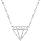 Cilla Jewels dames ketting Diamond verzilverd