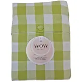 Wow tafellaken 150x150 cm – 100% katoen – groen ruitjesmotief – spring evergreen