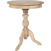 CLP Wiva Bijzettafel - Rond - 50x50 cm - natura
