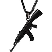 Mendes kettinghanger Edelstaal AK47 Black