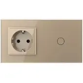 Livolo Schakelaar met Wandcontactdoos | Goud | .nl | Bekijk hier!