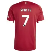 Adidas Liverpool Wirtz 7 Thuisshirt 2025-2026