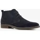 Van Beers Van Beer leren heren veterschoenen blauw maat 43