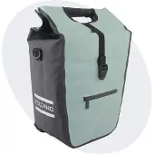 Voltano E-bike Shopper Fietstas - Mintgroen / Zwart - 27 Liter