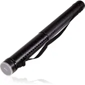 BOTC Tekenopslagbuis - Waterdicht - Ronde Afdekking - 63x9CM - Zwart