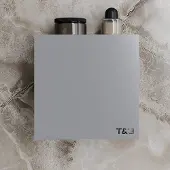Nortiq T&B badkamerwandplank – T3 – geborsteld aluminium
