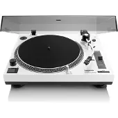 Lenco L-3810WH - Direct aangedreven Platenspeler met USB/PC encoding - Wit