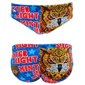Turbo Mister Night Swimming Brief Zwart 7-8 Years Jongen