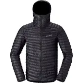 Norrøna - Merken - Trollveggen Down800 Super Light Hood M Caviar Black voor Heren - Maat M - Zwart