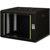 Digitus Wandkast - - DN-19 07-U-SW - Vergrendelbare voorzijde - Plexiglas deur