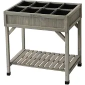 VegTrug Kruidenkweektafel – 78 × 58 × 80 cm – FSC Hout – Grey Wash