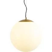 QAZQA Scandinavische hanglamp opaal glas 40 cm - Ball 40
