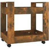 vidaXL Bureaukastje 60x45x60 cm bewerkt hout gerookt eikenkleurig