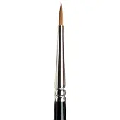Taidepiste Series 7 Kolinsky Sable Borstel, Rond SH #1, Zwart