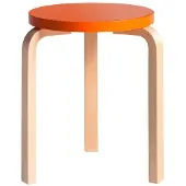 Artek Stool 60 Birch | Orange