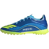 Adidas Voetbalschoen 'F50 Messi League' blauw / hemelsblauw / neongeel