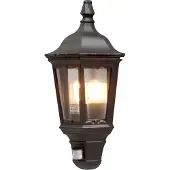 Konstsmide Firenze 7230-750 Buitenlamp met bewegingsmelder (wand) E27 100 W Zwart