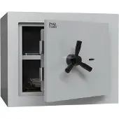 Profirst Inbraakwerende Kluis EN1 Fortress 30 Dubbelbaard slot lichtgrijs