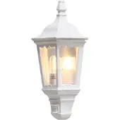 Konstsmide Wandlamp buiten met bewegingssensor FIRENZE, wit / opaal, Glas, Landelijk