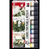 Marabu Kerzenmalfarbe Candle Liner "Christmas Spirits"