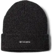 Columbia Whirlibird Cuffed Beanie Unisex Muts - Black, Graphite Marled, Logo - Maat O/S