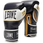 Leone1947 Shock X Artificial Leather Boxing Gloves Blauw 16 oz
