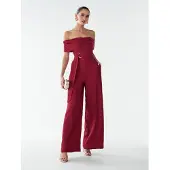 BWLDR Jumpsuit 'Ava' rood