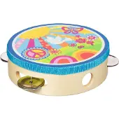 Goki 61841, Muziek speelgoed, Tamboerijn, vanaf 3 jaar, Meerkleurig