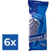 Laser 2 Scheermesjes - wegwerp - actie - Voordeelverpakking 6 stuks