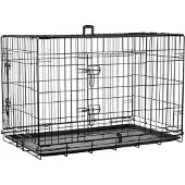 Karlie bench 2 deuren - 93x57x62 cm zwart