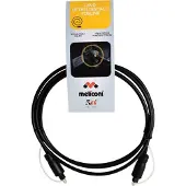 Meliconi 497202 audio kabel 1,5 m TOSLINK Zwart