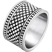 Mendes Brede edelstaal heren ring Celtic-20mm
