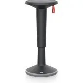 Interstuhl StandUP in hoogte verstelbare kruk, Ø 330 x H 590 - 845 mm, zwart