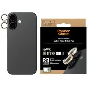 PanzerGlass Camera Protector Hoops Optic Rings voor de Apple iPhone 17 - Glitter Goud
