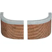 Luville Geboden muren large | 15 x 1,5 x 8 cm | 2 stuks