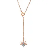 Cilla Jewels ketting Spider rosegoud Verguld