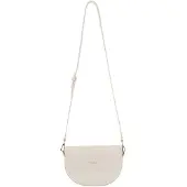 Seidenfelt Manufaktur schoudertas Arvaja Saddle Bag Beige crème