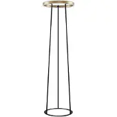 LUCANDE Vloerlampe , Seppe, dimbare, Zwart, Woonkamer, Metaal, Designer
