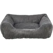 Trixie hondenmand jonna vital ribstof donkergrijs 80x60 cm