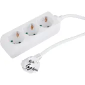 Q-Link Stekkerdoos met 3 contacten / wit - 5 meter