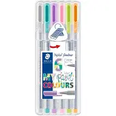 Staedtler Triplus Fineliner Pastel 6-pack