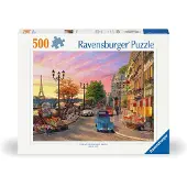 Ravensburger legpuzzel Parijs avond sfeer 500 stukjes landschap.