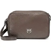 Pinko Carrie Schoudertas Leer 21.5 cm grijs