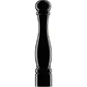 WMF Zoutmolen Pepermolen Groot 40cm Keramische Molen Hout Gelakt Hoogglans, Pepermolen + zoutmolen, Zwart